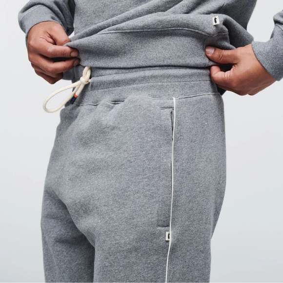 cotopaxi Pants - COTOPAXI | L | Grey Thermal Orange Drawstring White Piping Lounge Jogger Pants